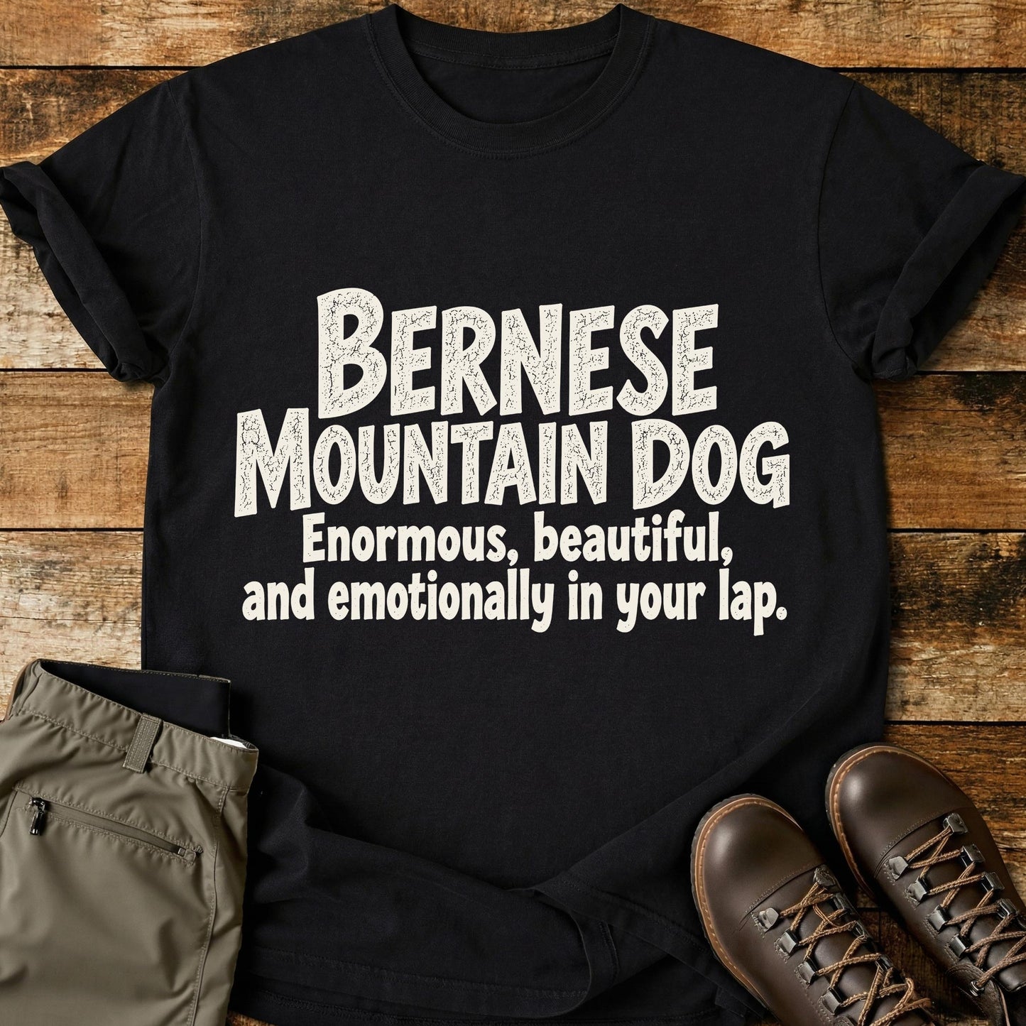 Bernese Mountain Dog Funny Slogan T-Shirt