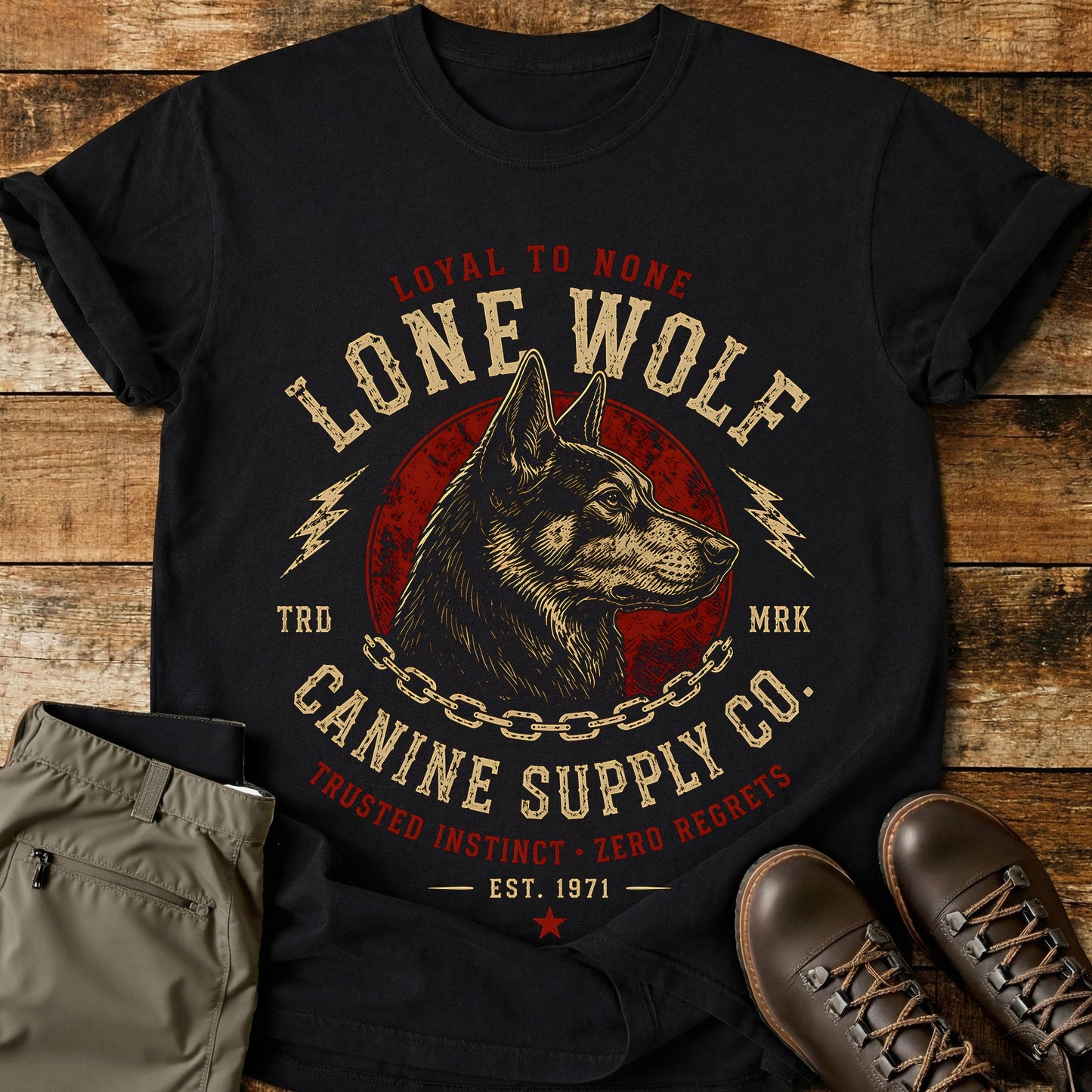 Loyal To None Lone Wolf T-Shirt