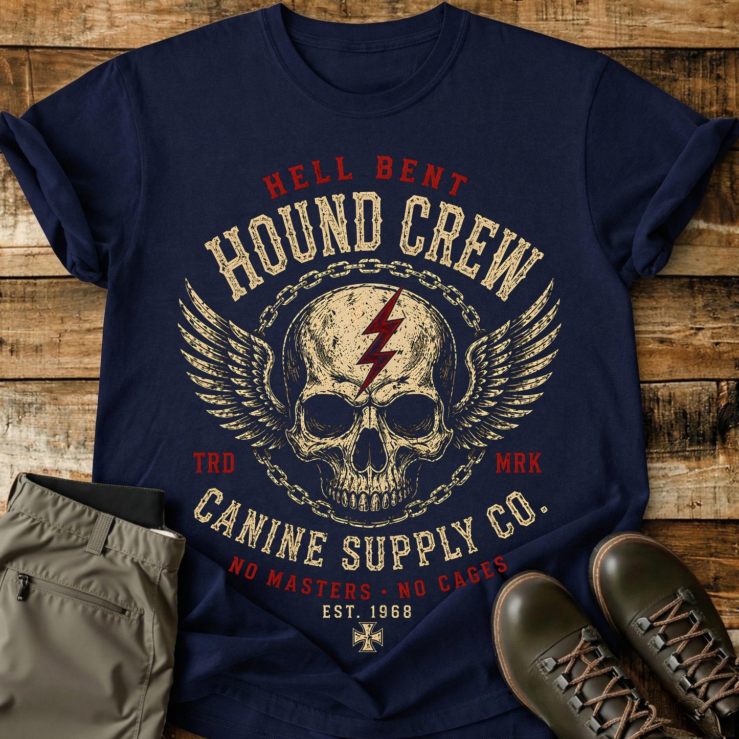 Hell Bent Hound Crew T-Shirt