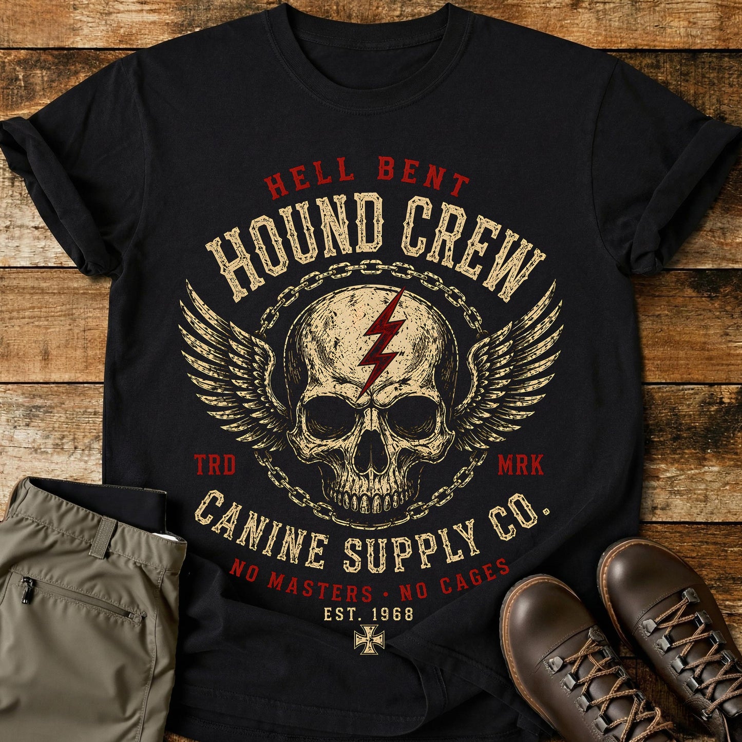 Hell Bent Hound Crew T-Shirt
