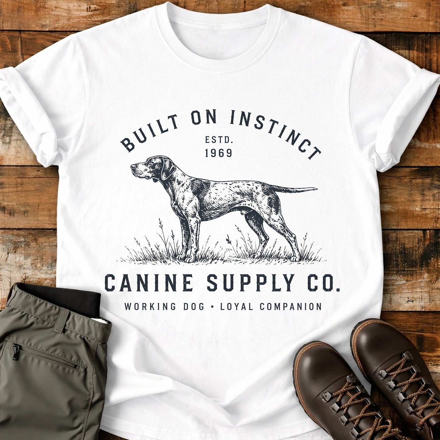 Built On Instinct Canine Supply T-Shirt