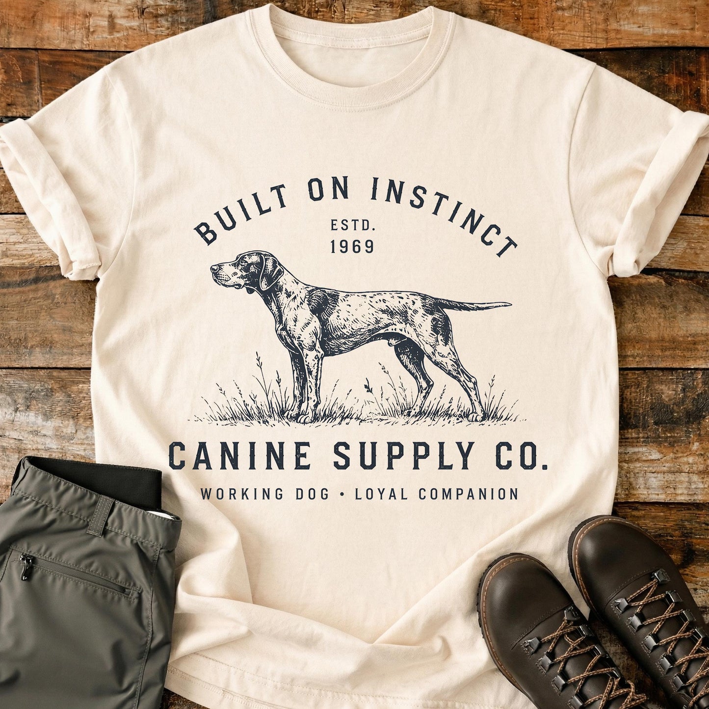 Built On Instinct Canine Supply T-Shirt