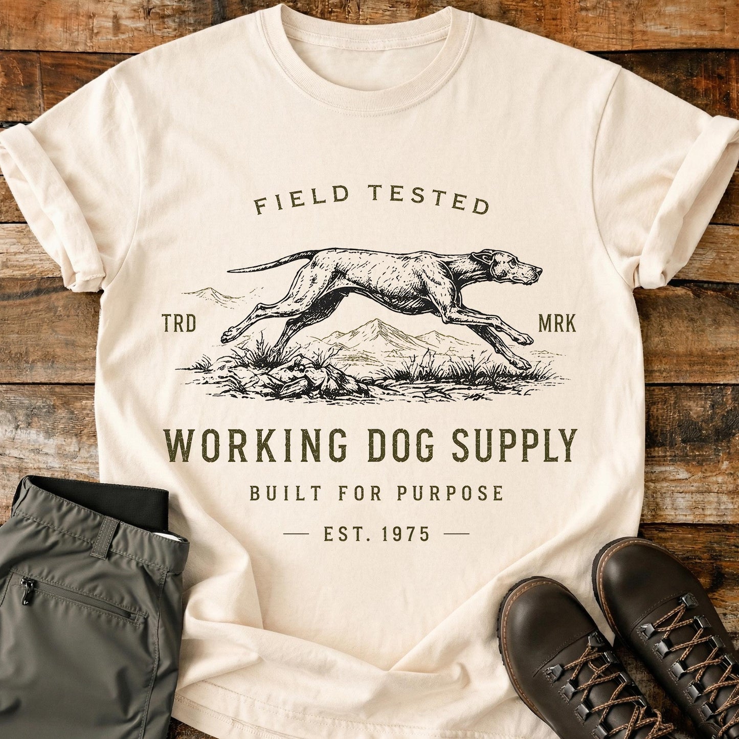 Working Dog Supply Built For Purpose T-Shirt