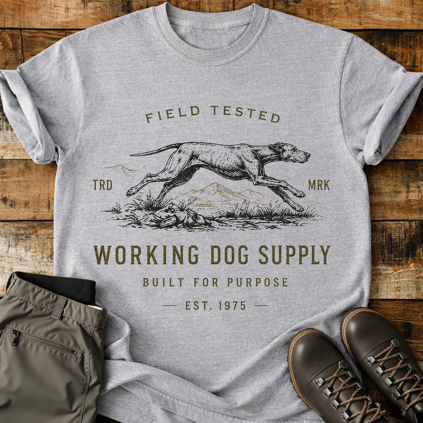 Working Dog Supply Built For Purpose T-Shirt