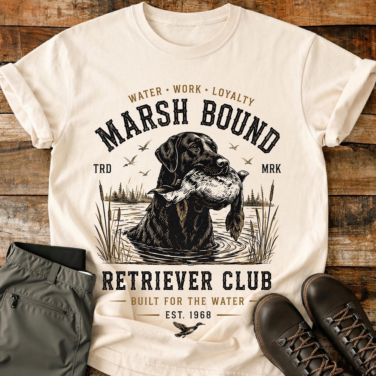 Marsh Bound Built For Water T-Shirt
