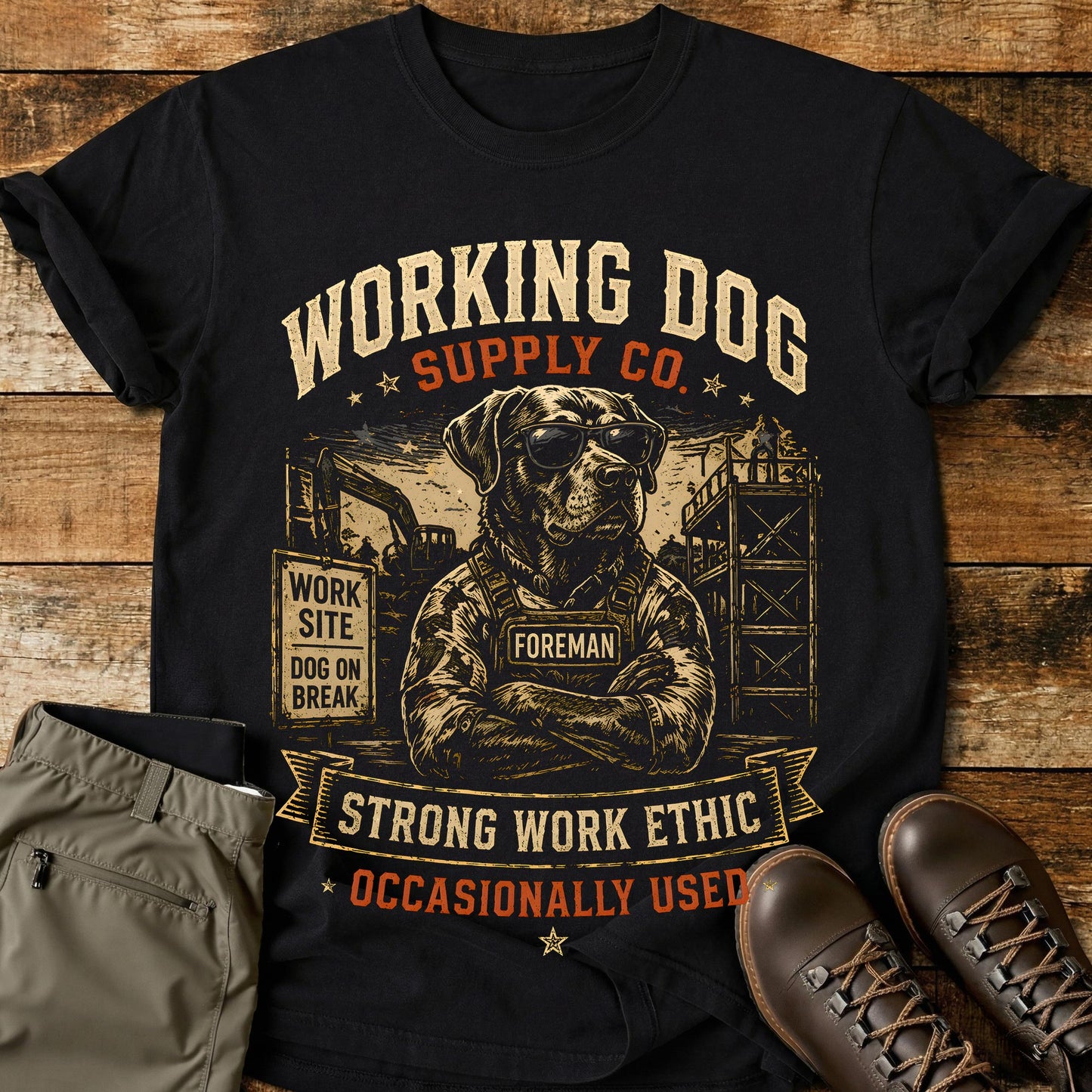 Working Dog Strong Work Ethic T-Shirt