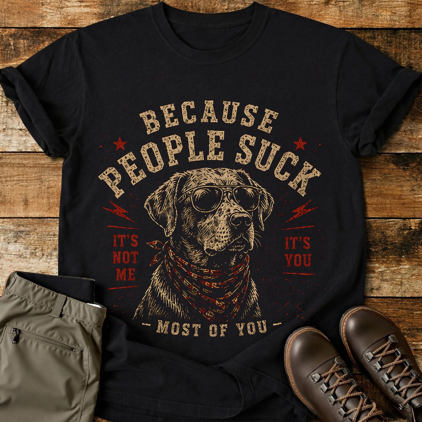 Because People Suck T-Shirt