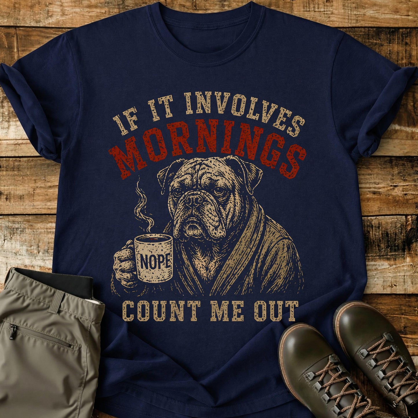 If It Involves Mornings T-Shirt