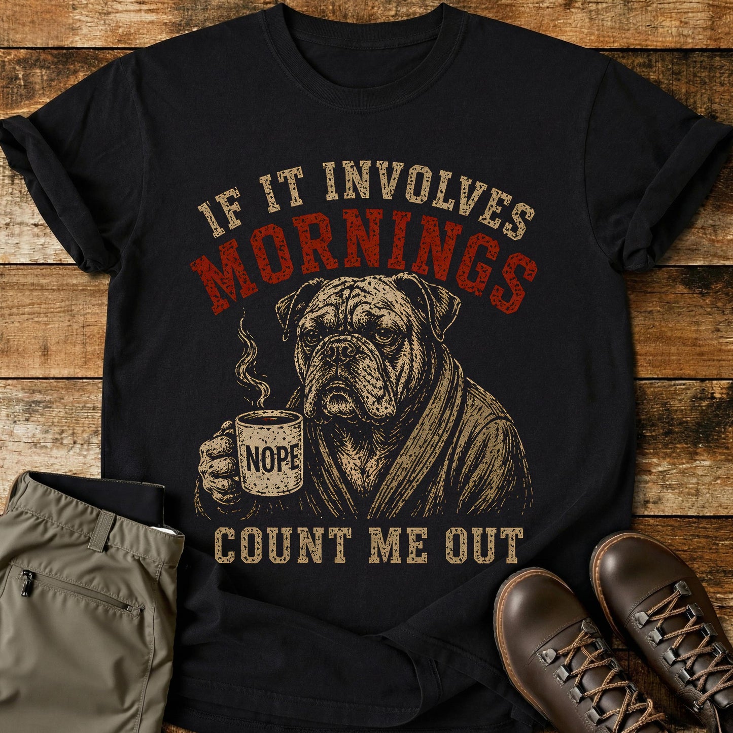 If It Involves Mornings T-Shirt