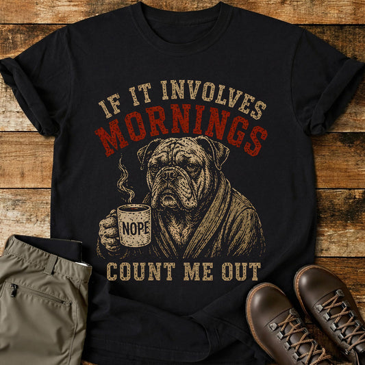 If It Involves Mornings T-Shirt