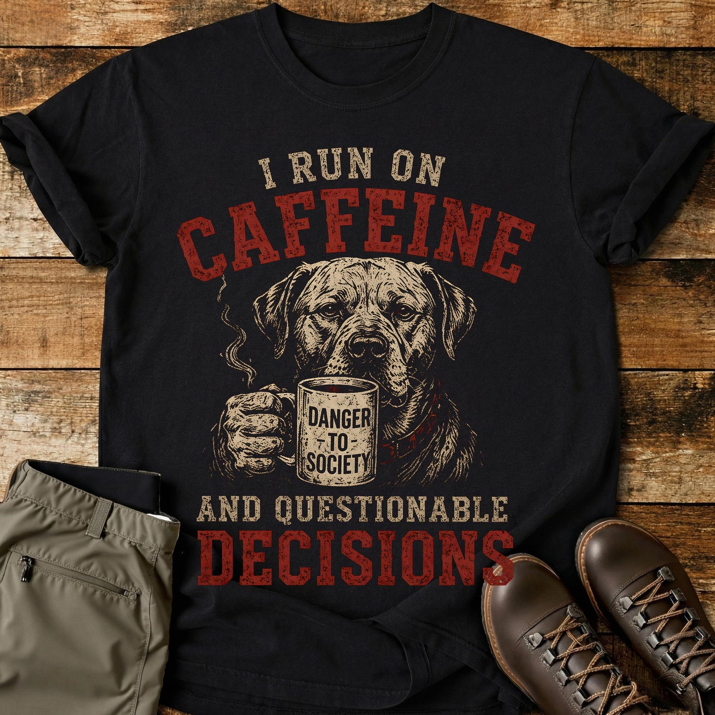 I Run On Caffeine T-Shirt