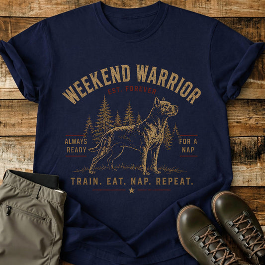 Weekend Warrior Train Eat Nap T-Shirt