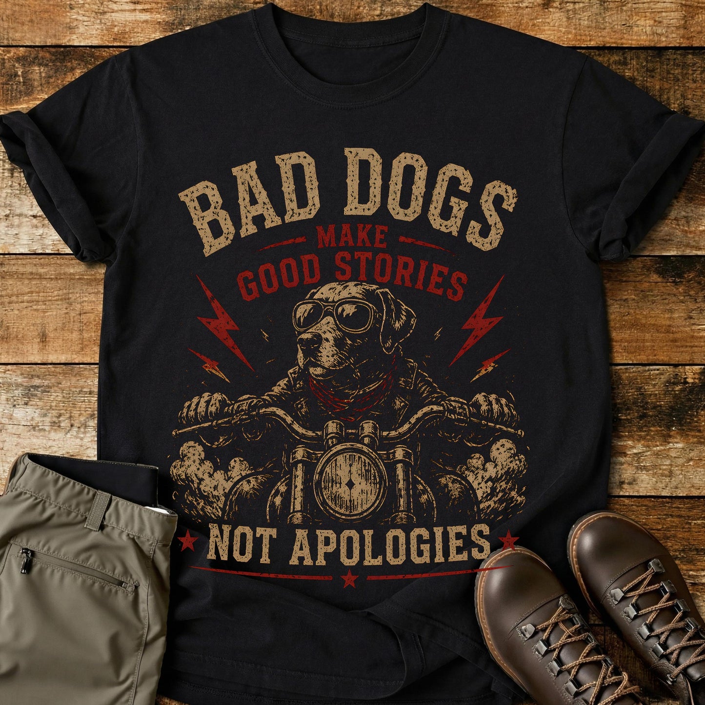 Bad Dogs Make Good Stories T-Shirt