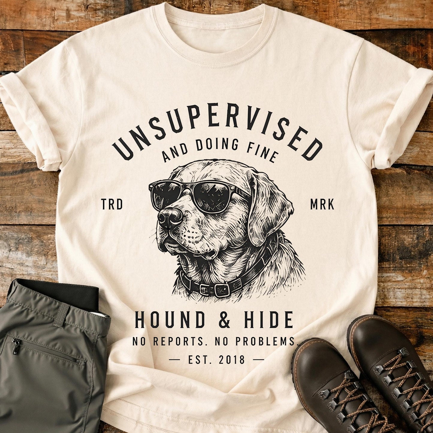 Unsupervised And Doing Fine T-Shirt