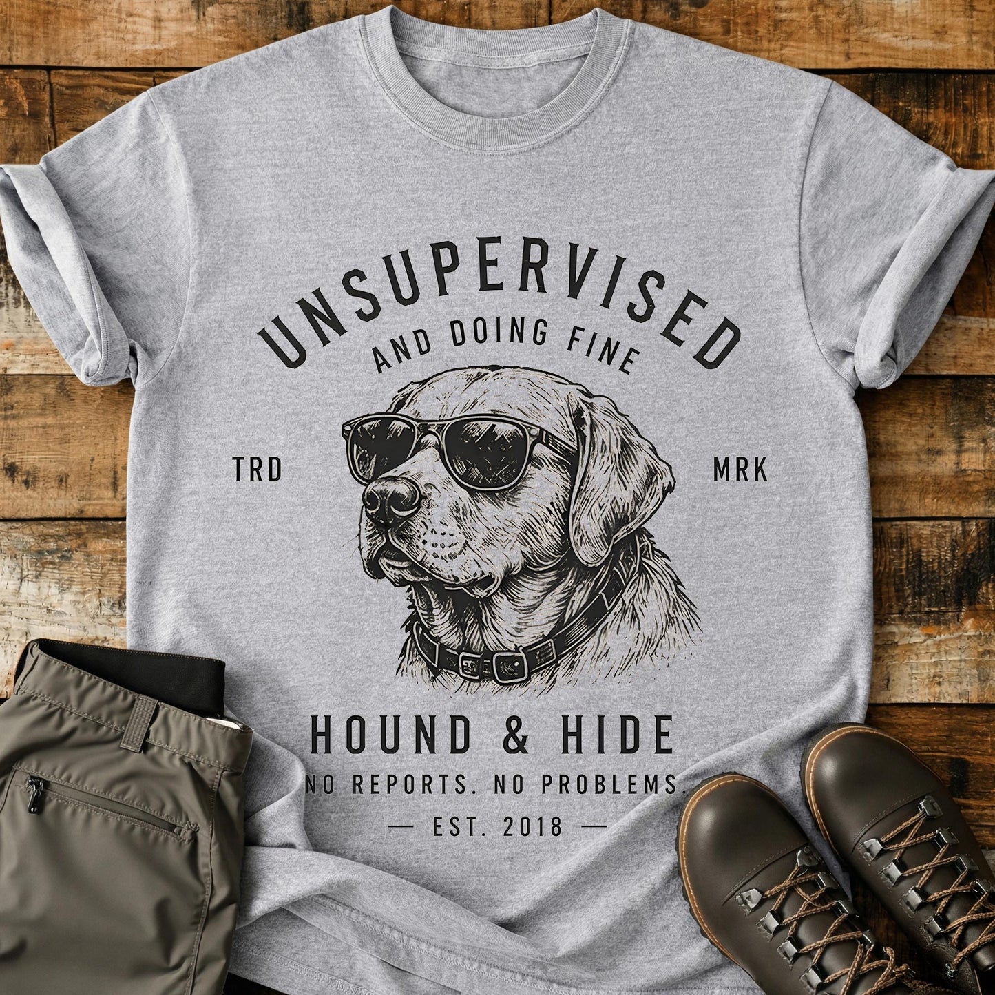 Unsupervised And Doing Fine T-Shirt