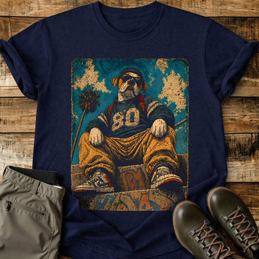 Streetwear Dog Steps T-Shirt