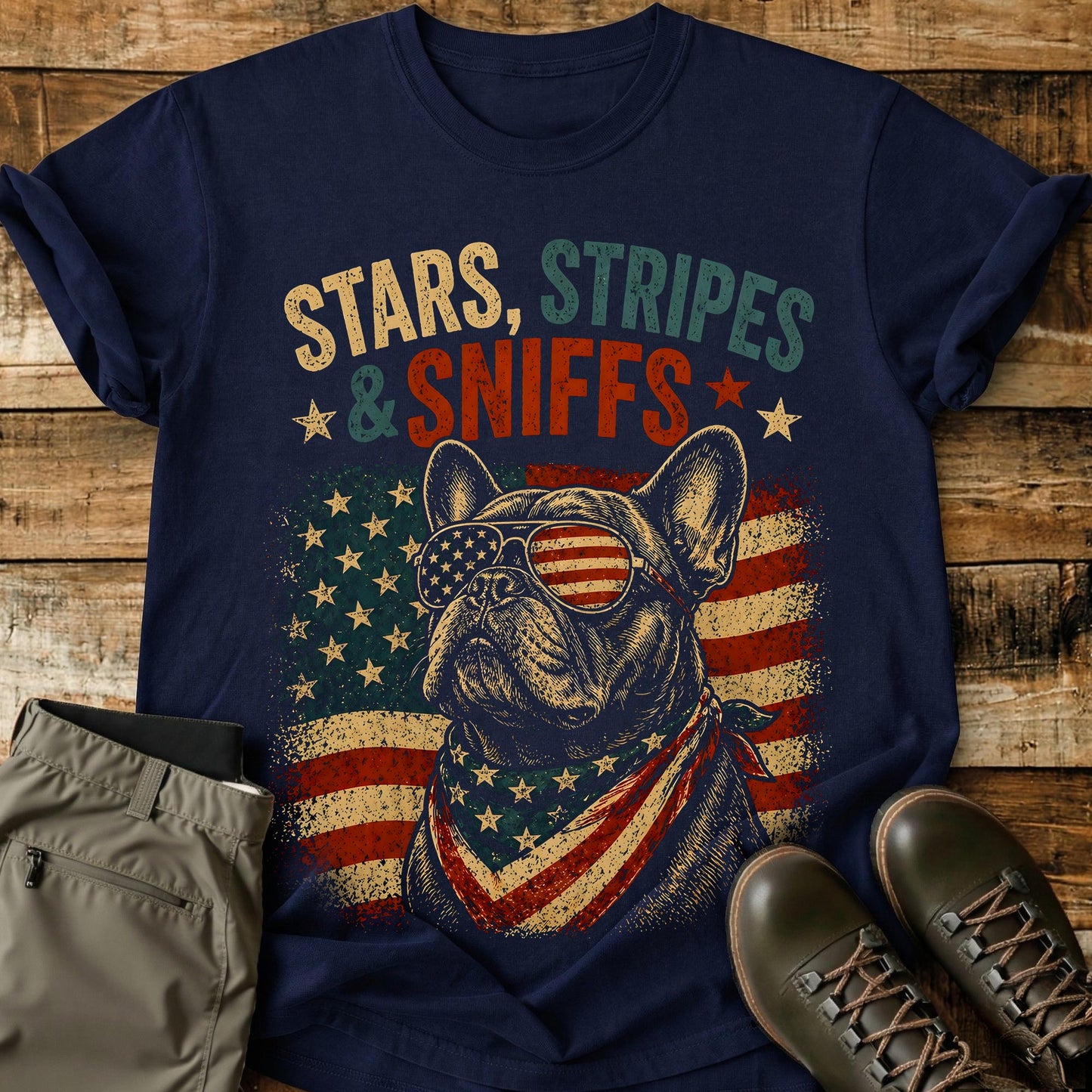 Stars Stripes and Sniffs T-Shirt