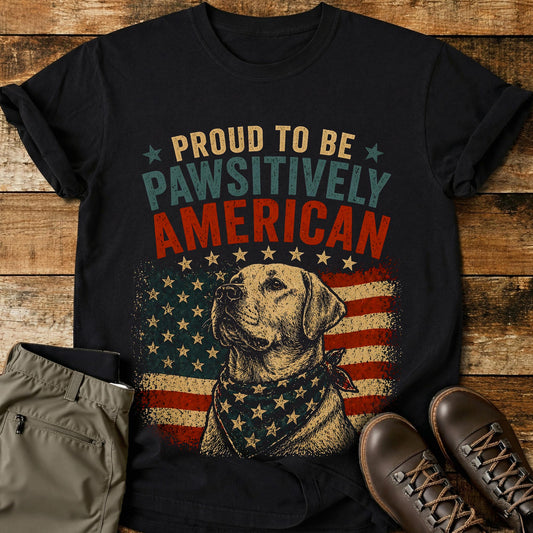 Proud To Be Pawsitively American T-Shirt
