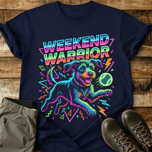 Weekend Warrior Dog T-Shirt