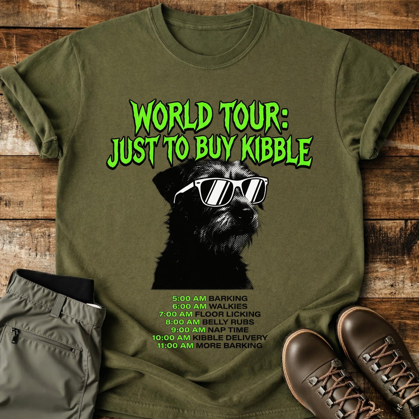 World Tour Just To Buy Kibble T-Shirt