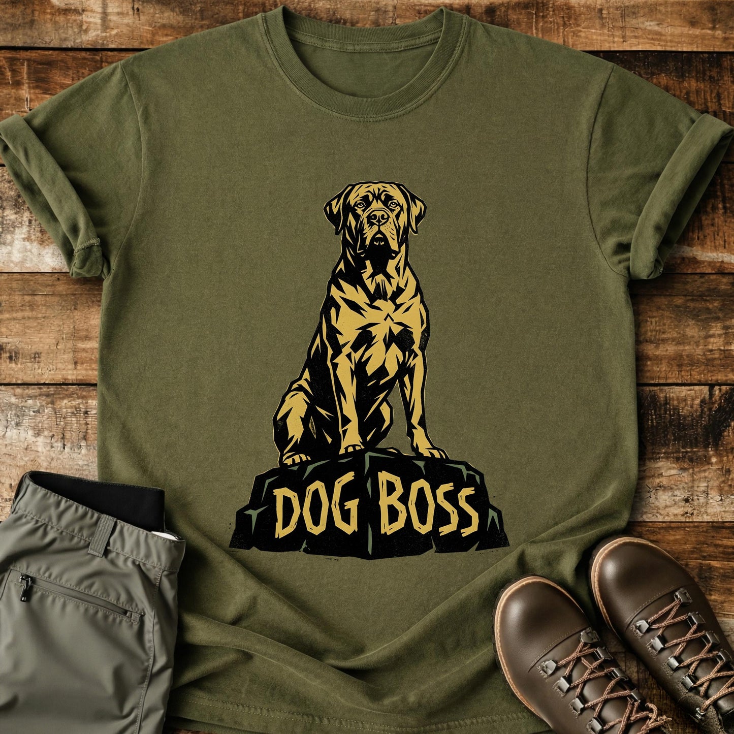 Dog Boss Statuesque T-Shirt