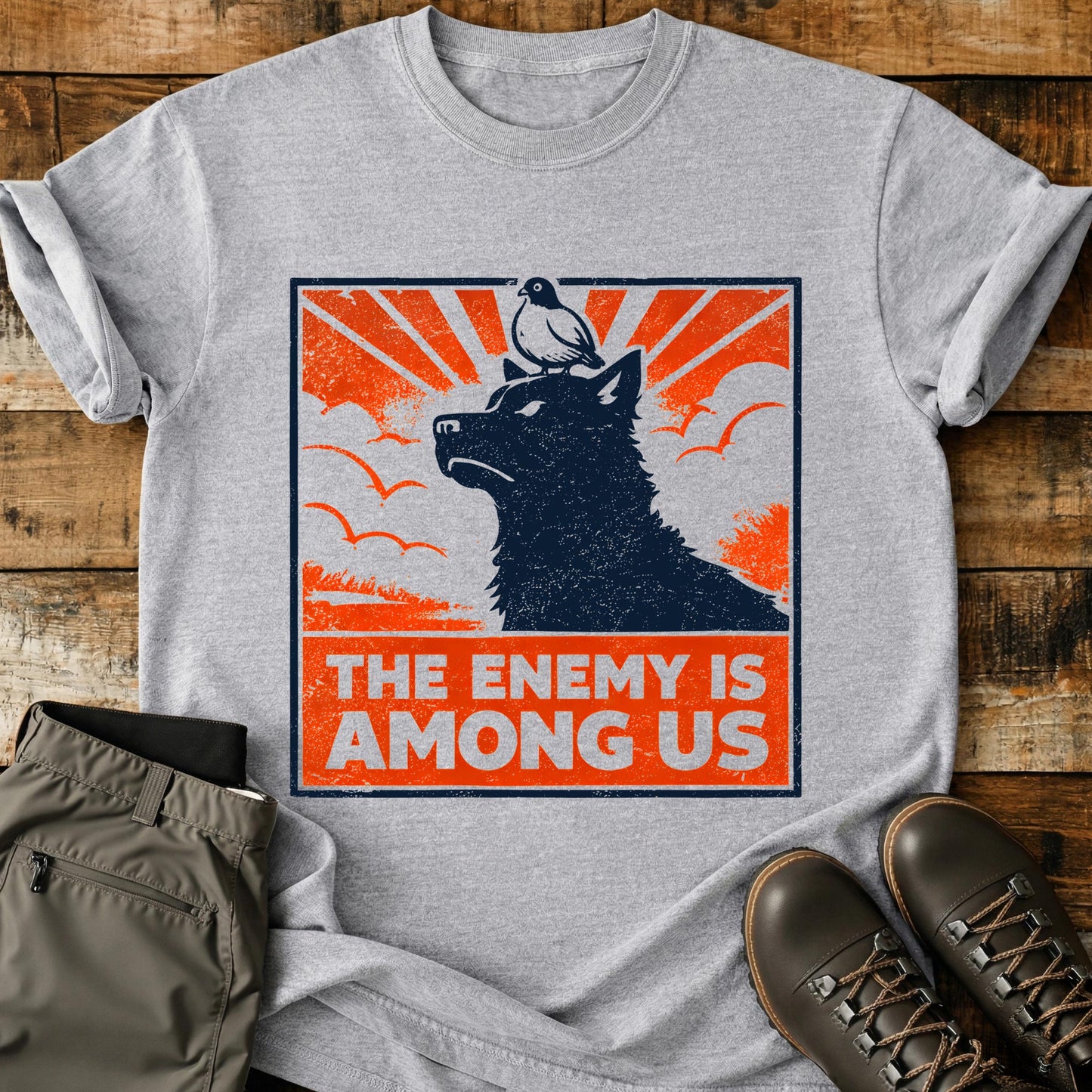 The Enemy Is Among Us T-Shirt