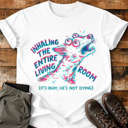 Inhaling The Entire Living Room T-Shirt