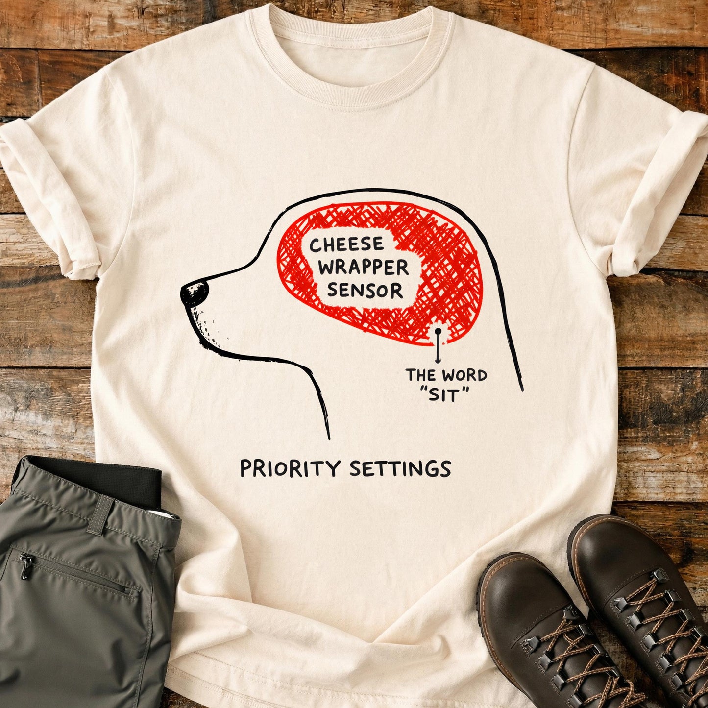 Cheese Wrapper Sensor T-Shirt