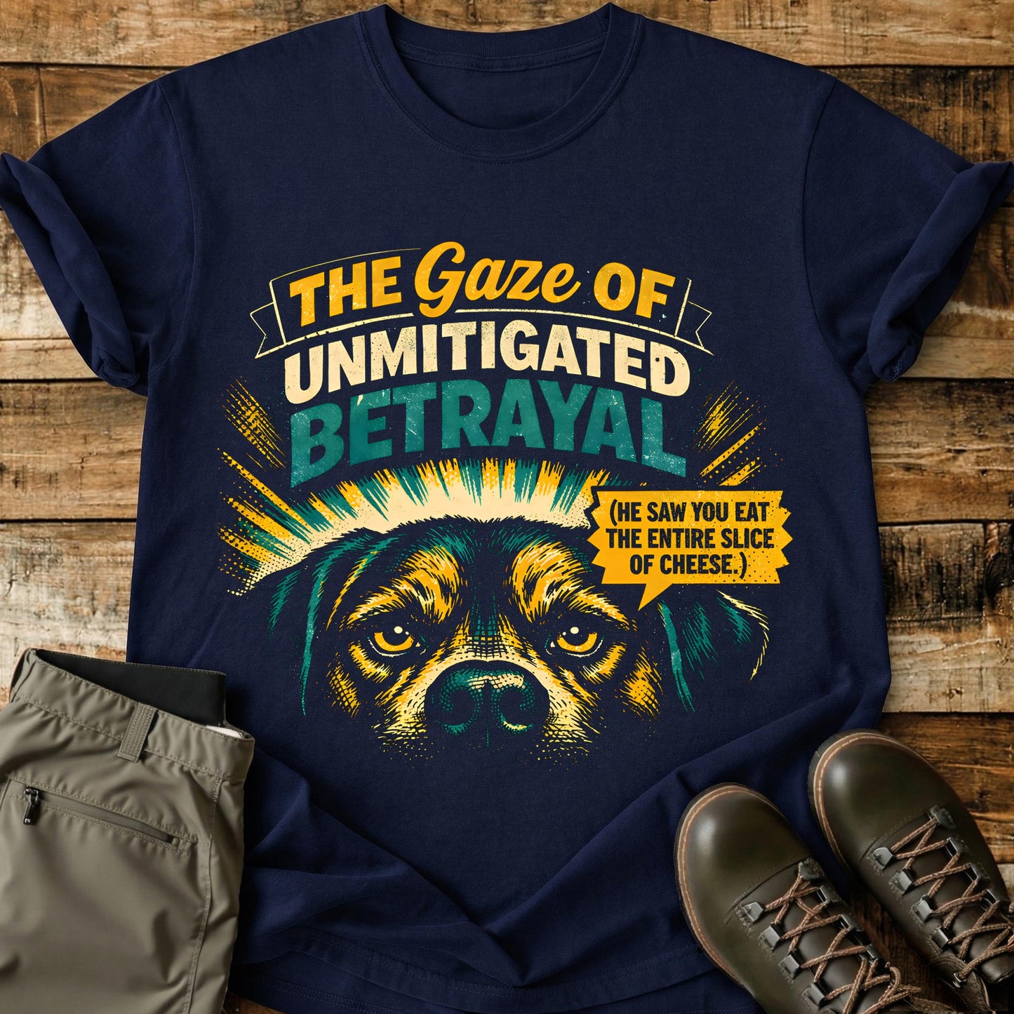 The Gaze of Unmitigated Betrayal T-Shirt