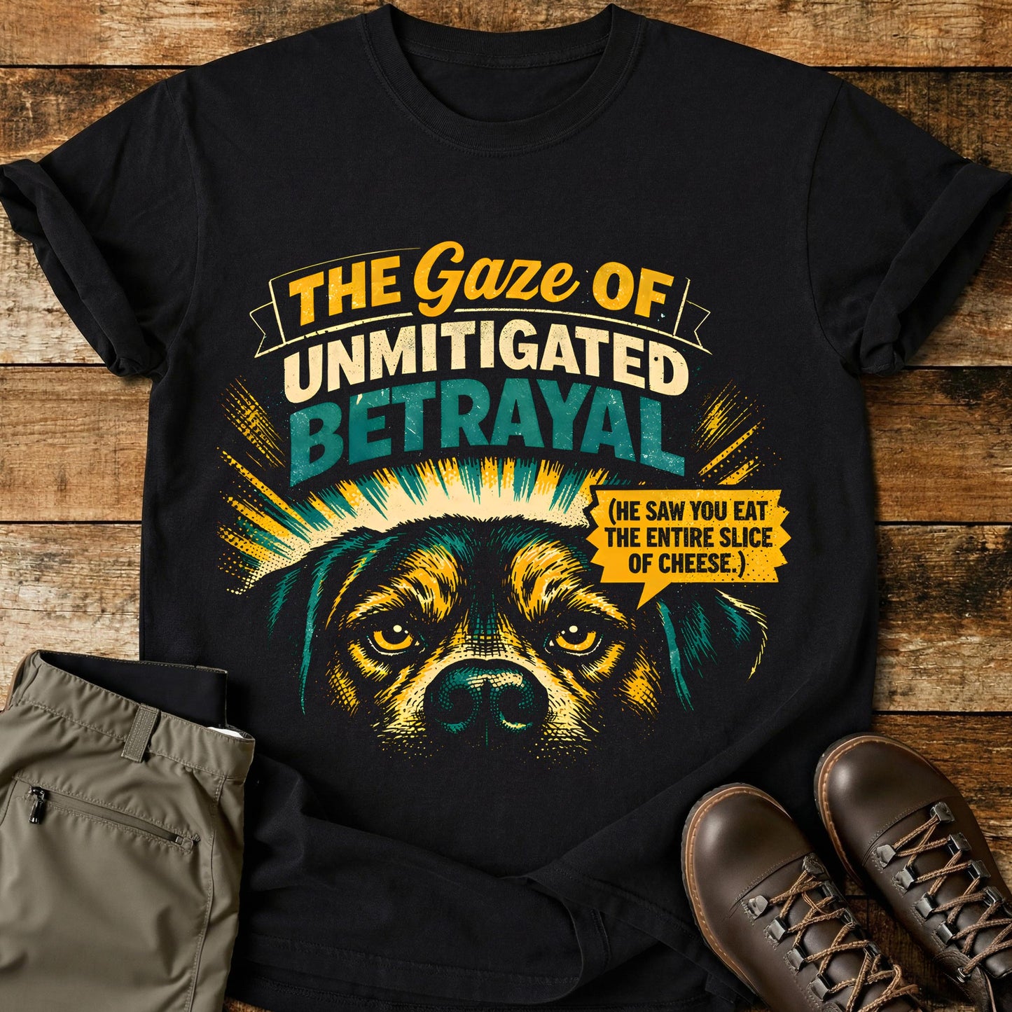 The Gaze of Unmitigated Betrayal T-Shirt