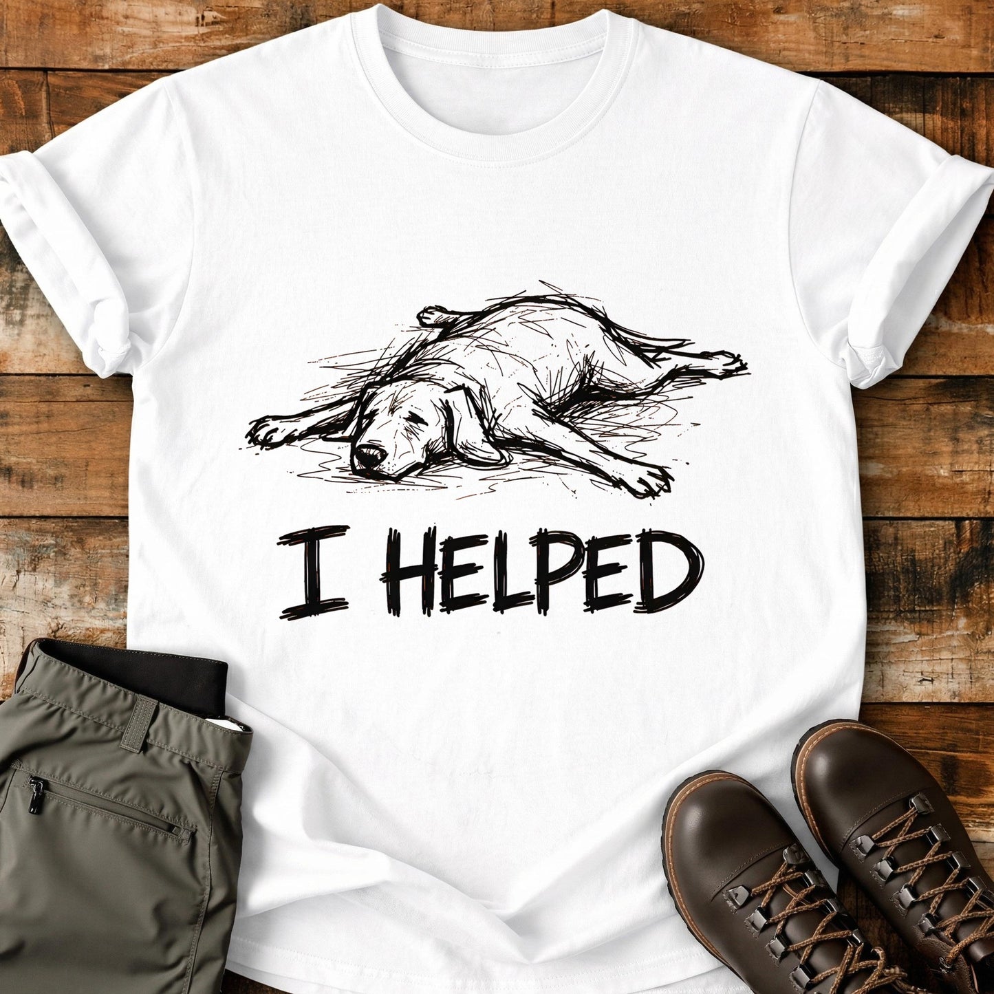 I Helped T-Shirt