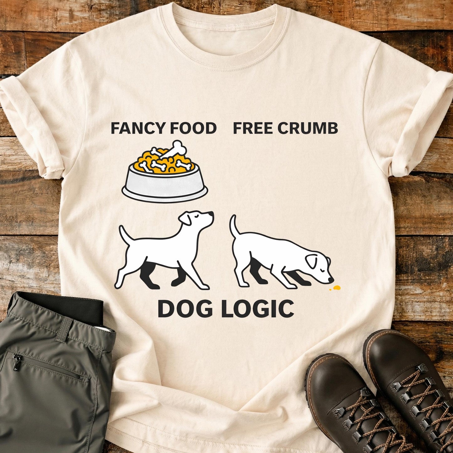Dog Logic Fancy Food T-Shirt