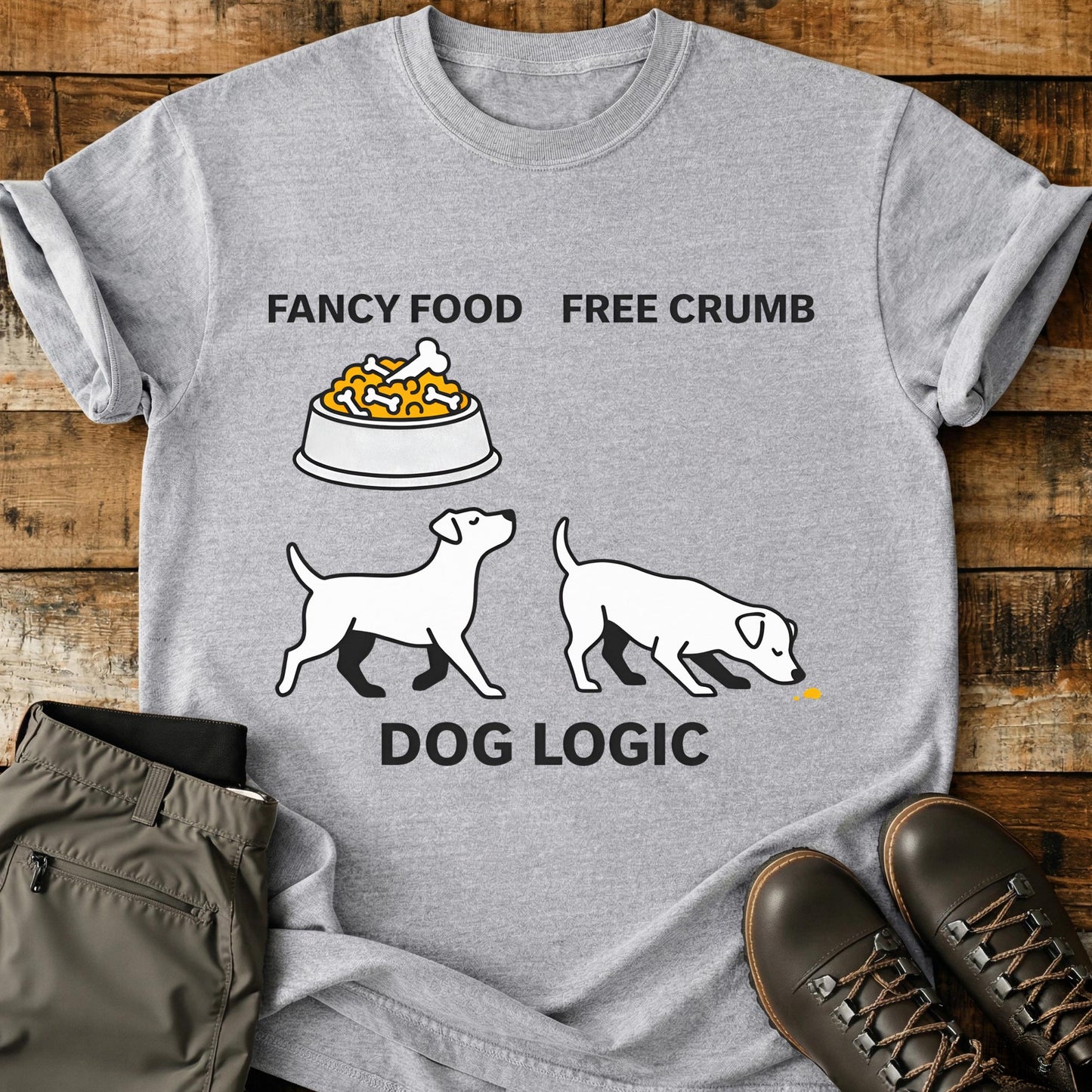 Dog Logic Fancy Food T-Shirt
