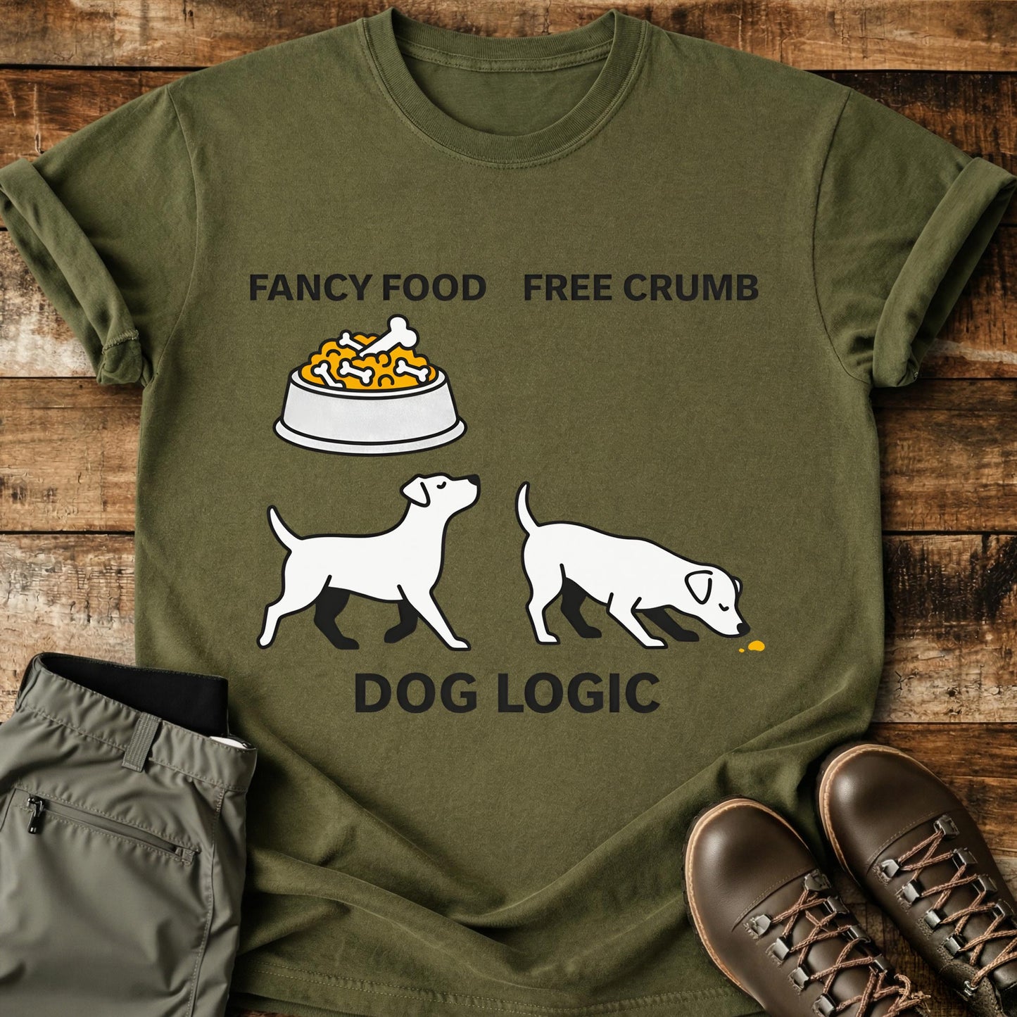 Dog Logic Fancy Food T-Shirt