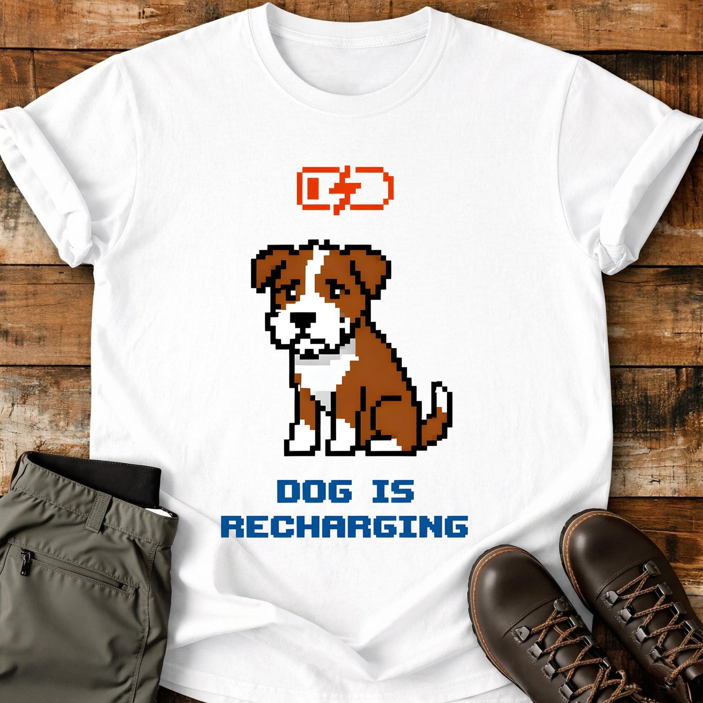 Dog Is Recharging T-Shirt
