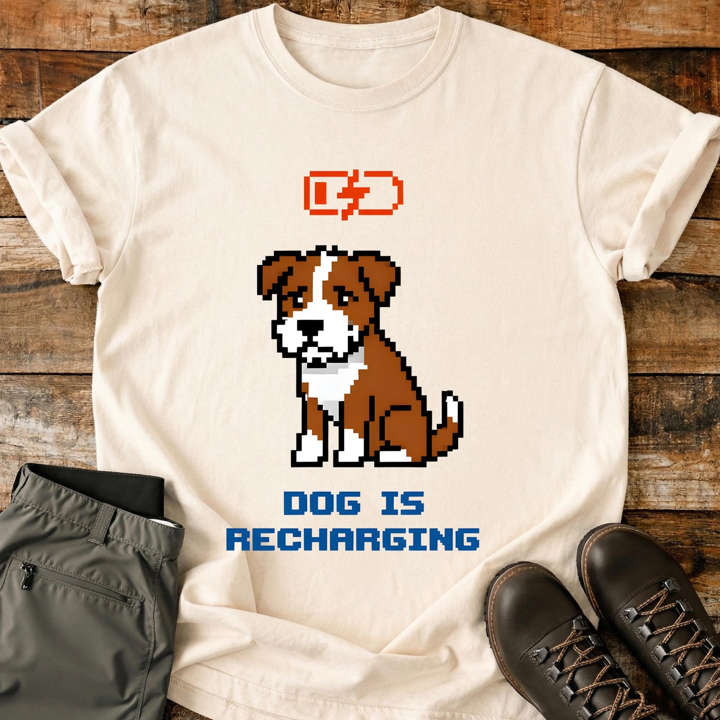 Dog Is Recharging T-Shirt