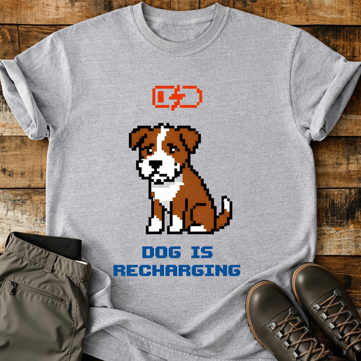 Dog Is Recharging T-Shirt