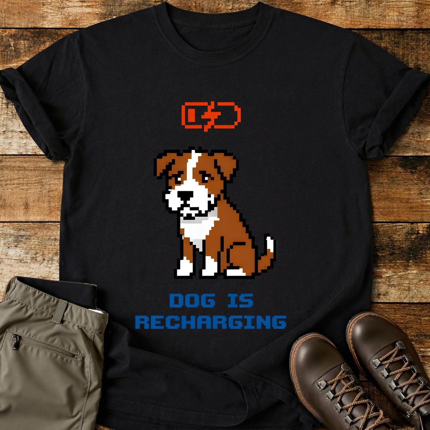 Dog Is Recharging T-Shirt