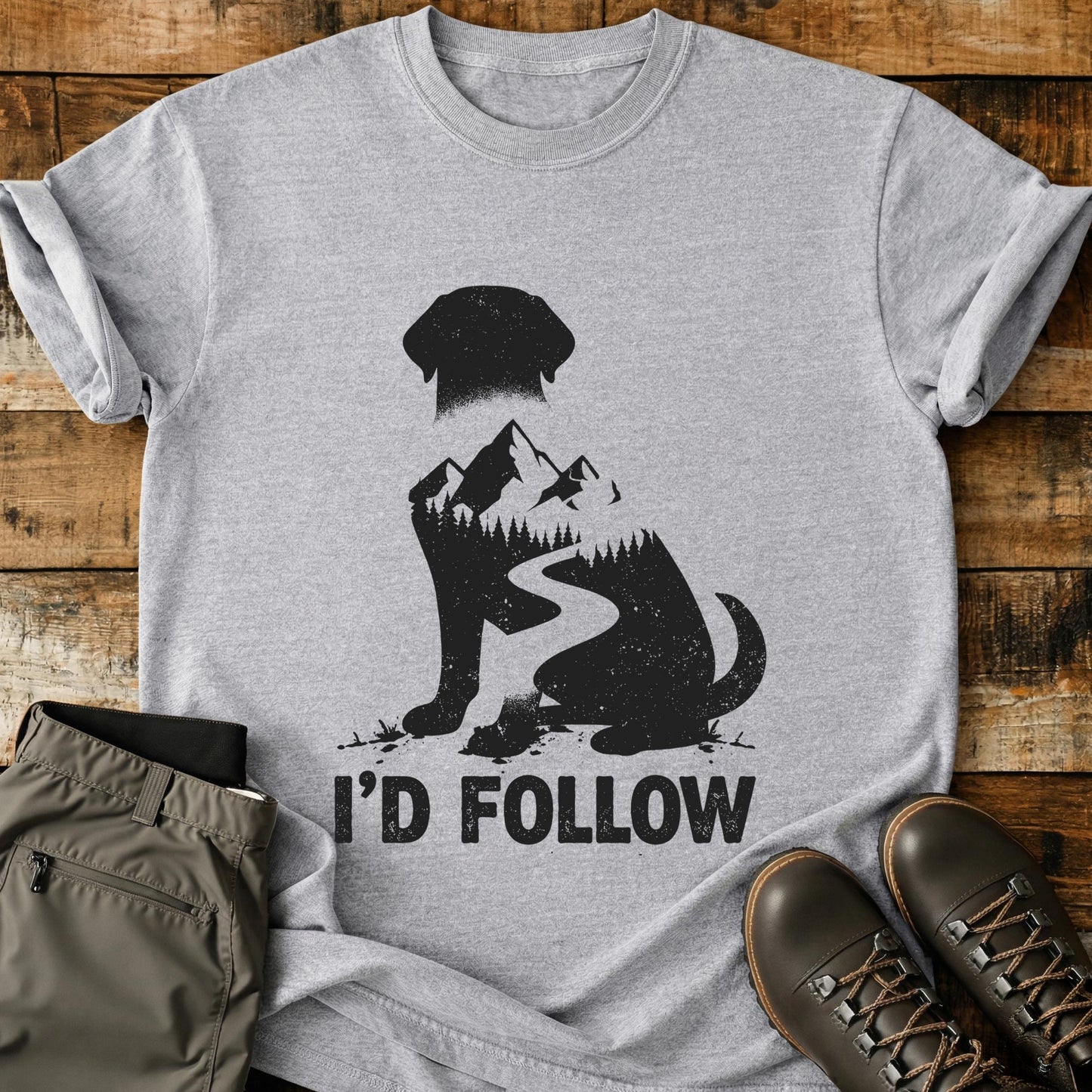 I’d Follow Silhouette T-Shirt