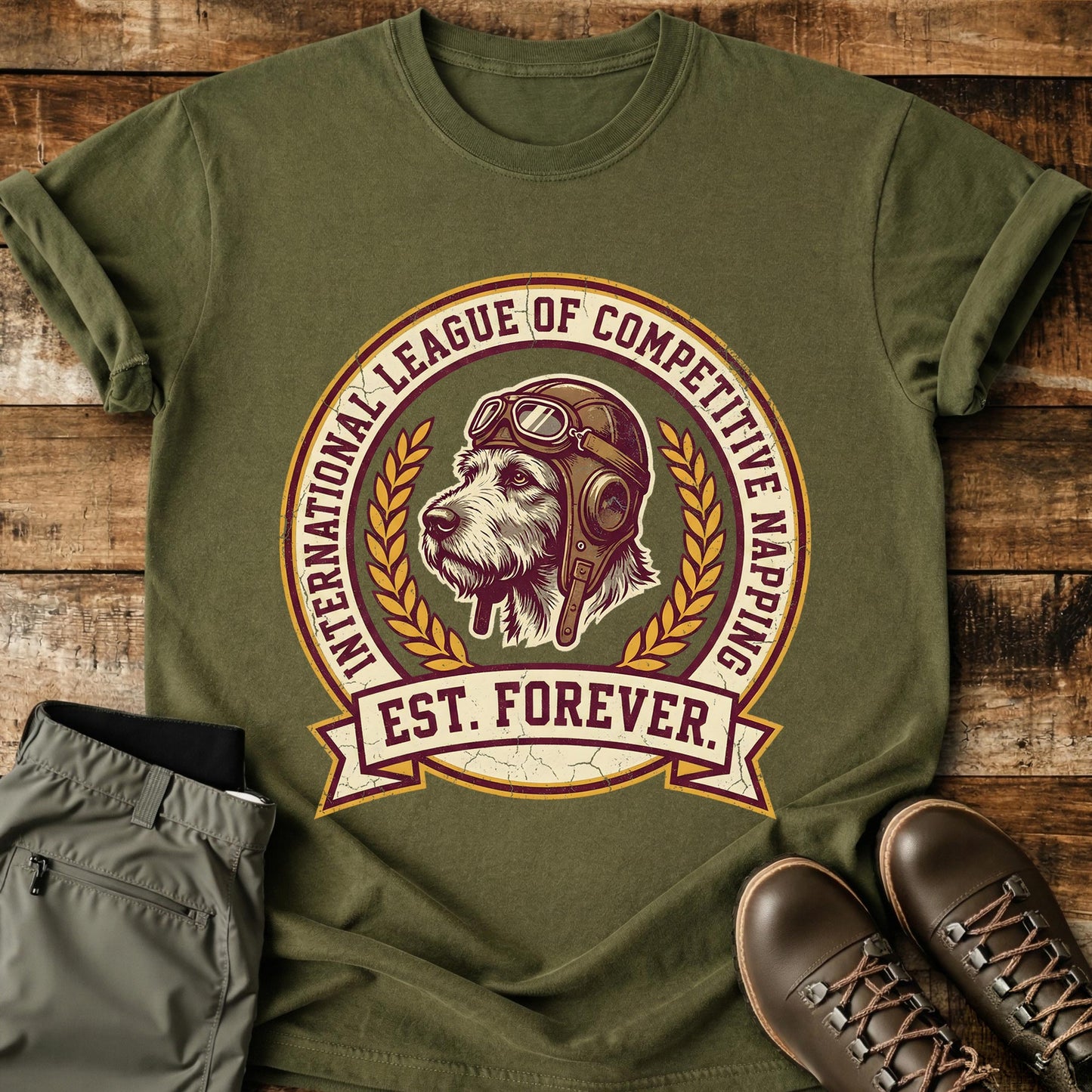 International League Of Competitive Napping T-Shirt