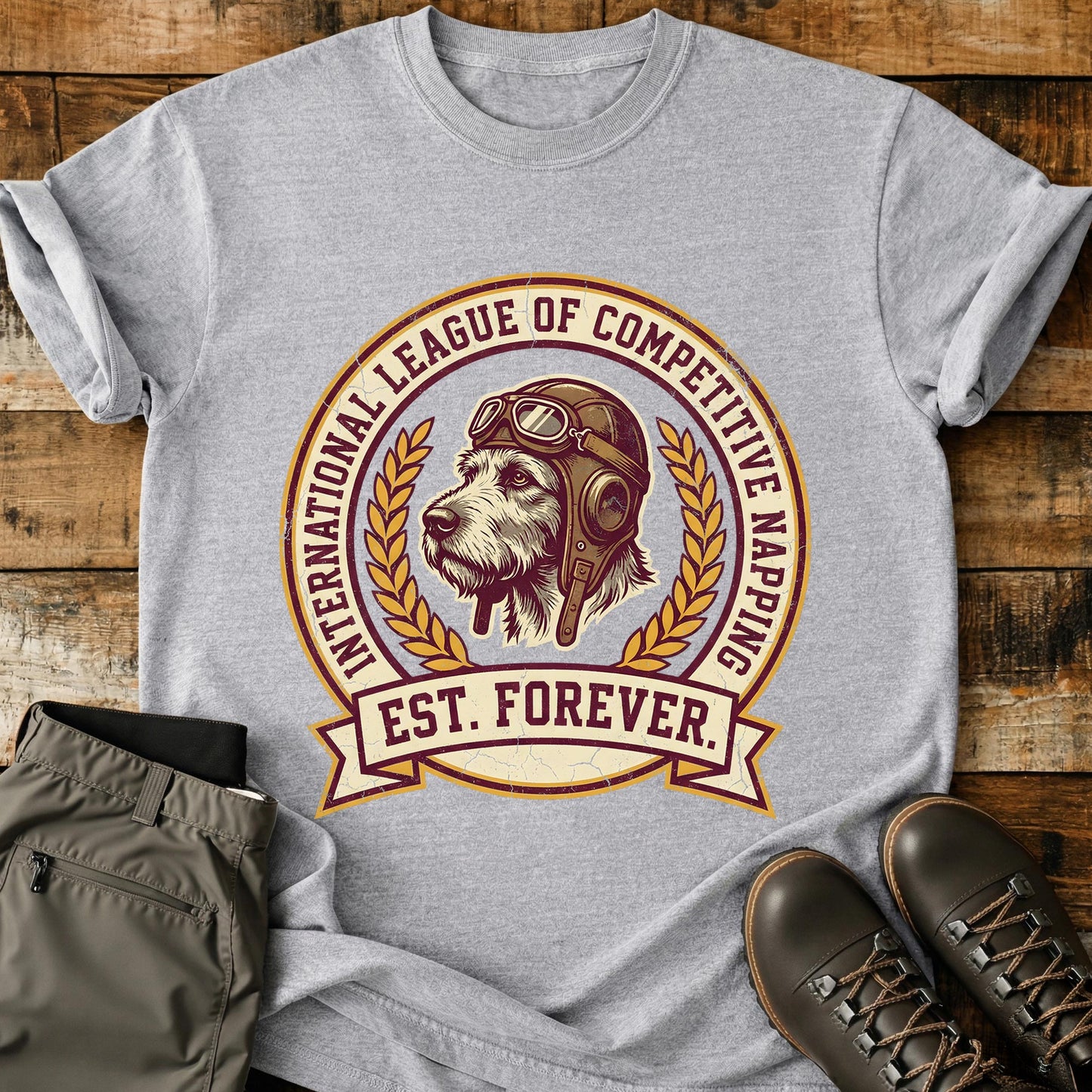 International League Of Competitive Napping T-Shirt