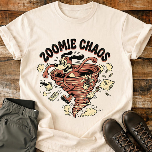 Zoomie Chaos Dog T-Shirt