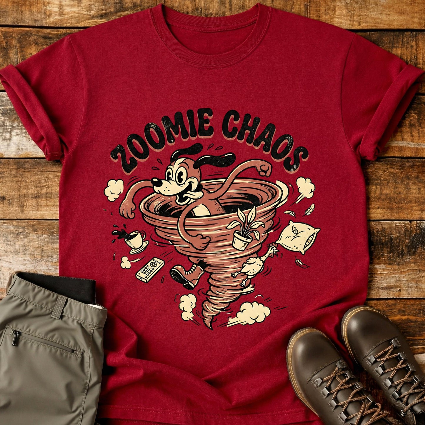 Zoomie Chaos Dog T-Shirt