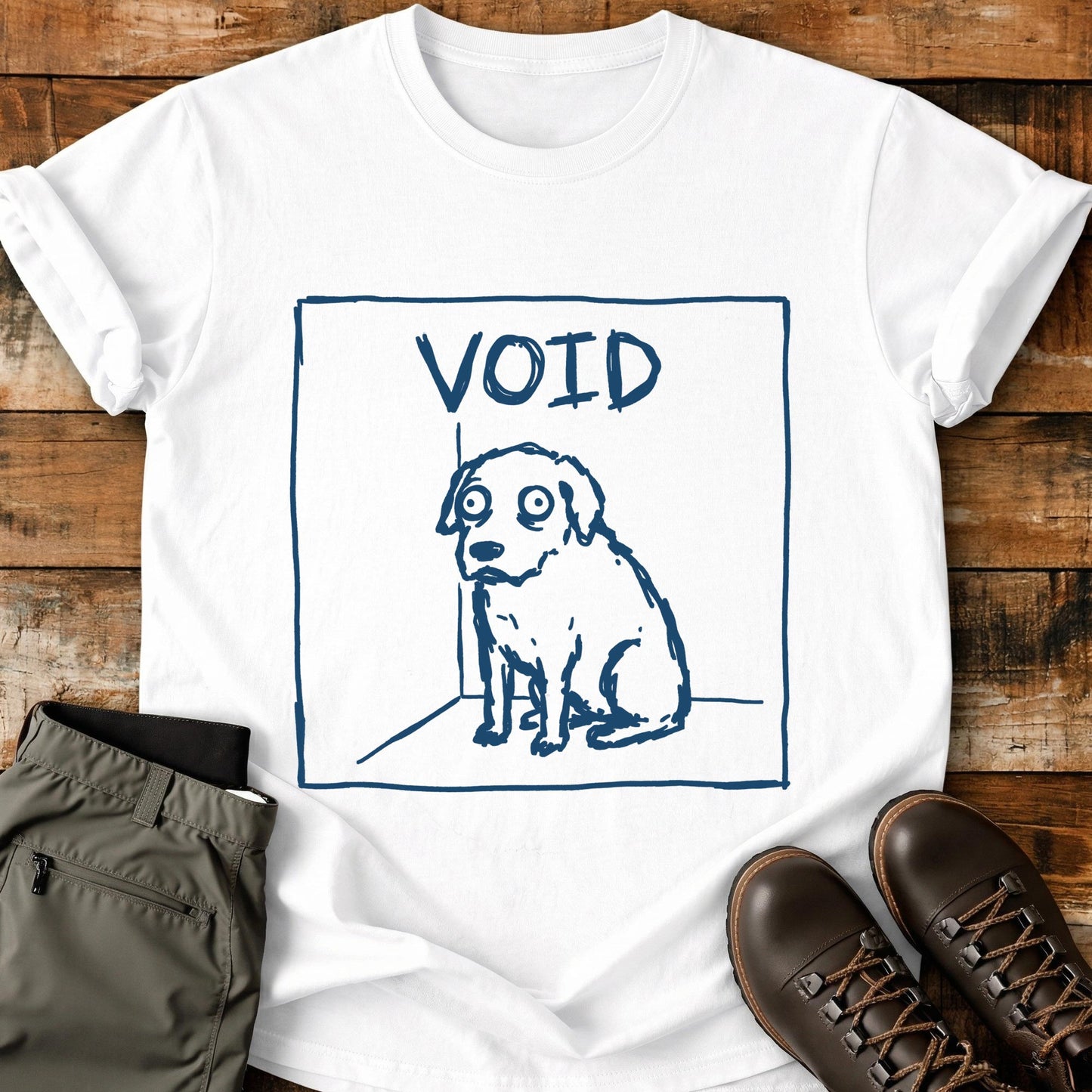 Dog Stare Void T-Shirt