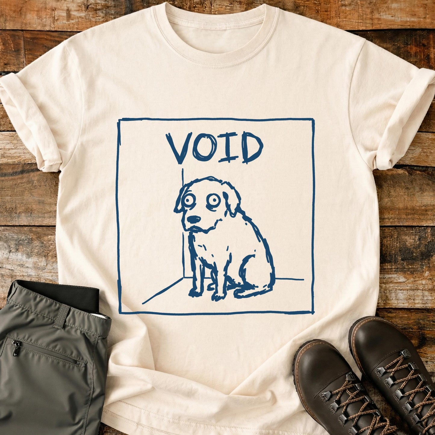 Dog Stare Void T-Shirt