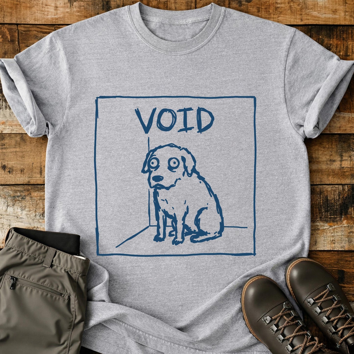 Dog Stare Void T-Shirt