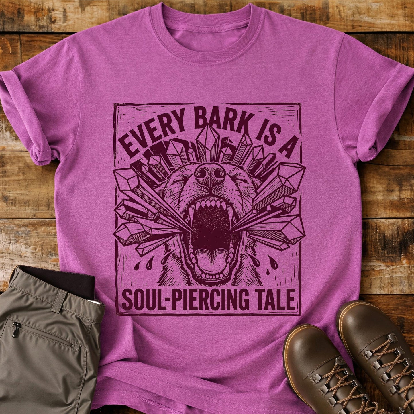 Every Bark Is A Soul-Piercing Tale T-Shirt