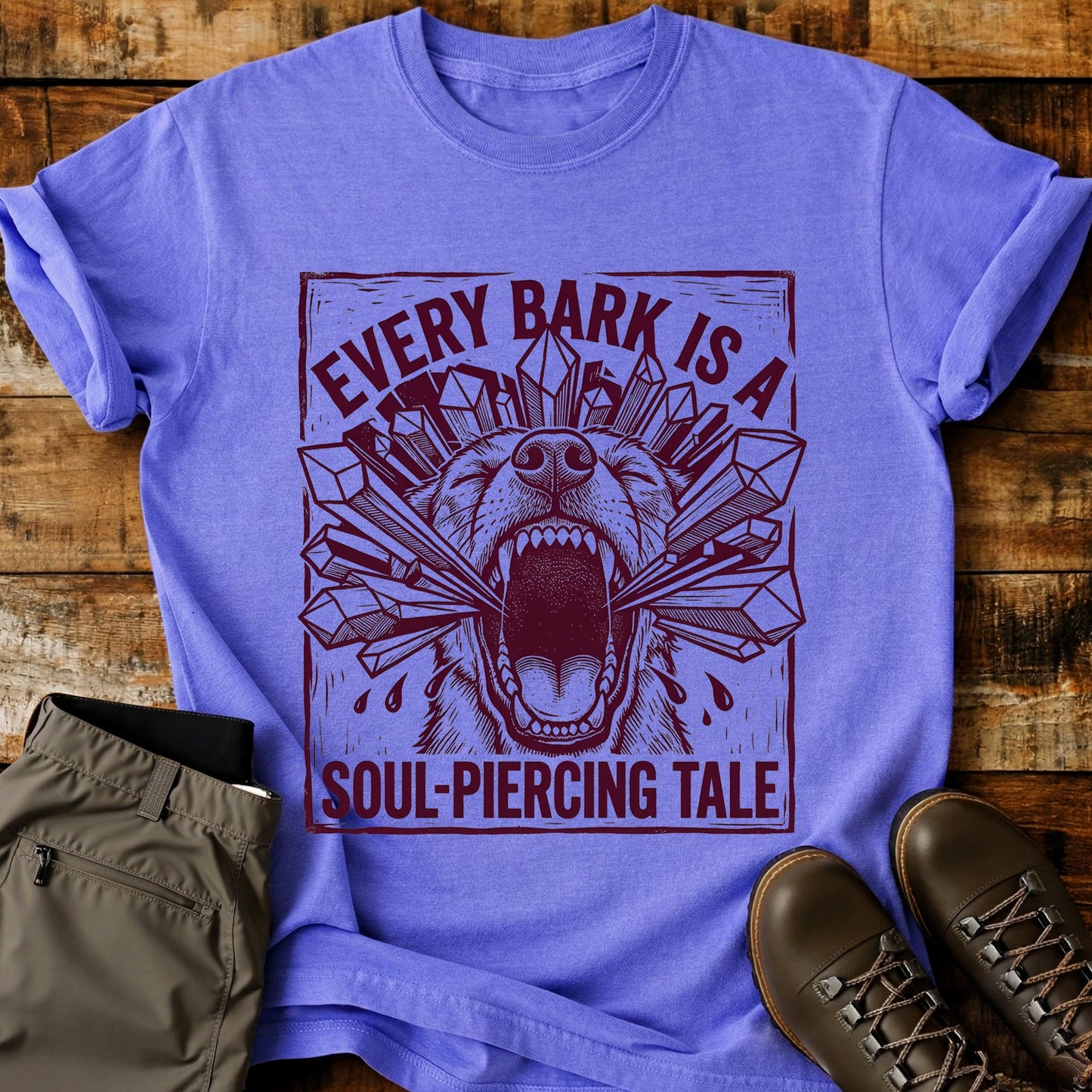 Every Bark Is A Soul-Piercing Tale T-Shirt