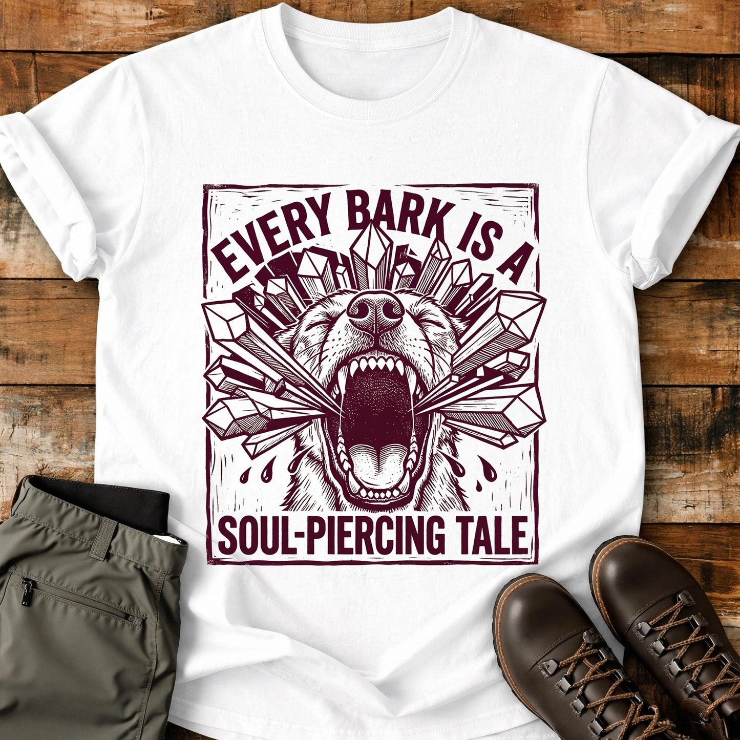 Every Bark Is A Soul-Piercing Tale T-Shirt