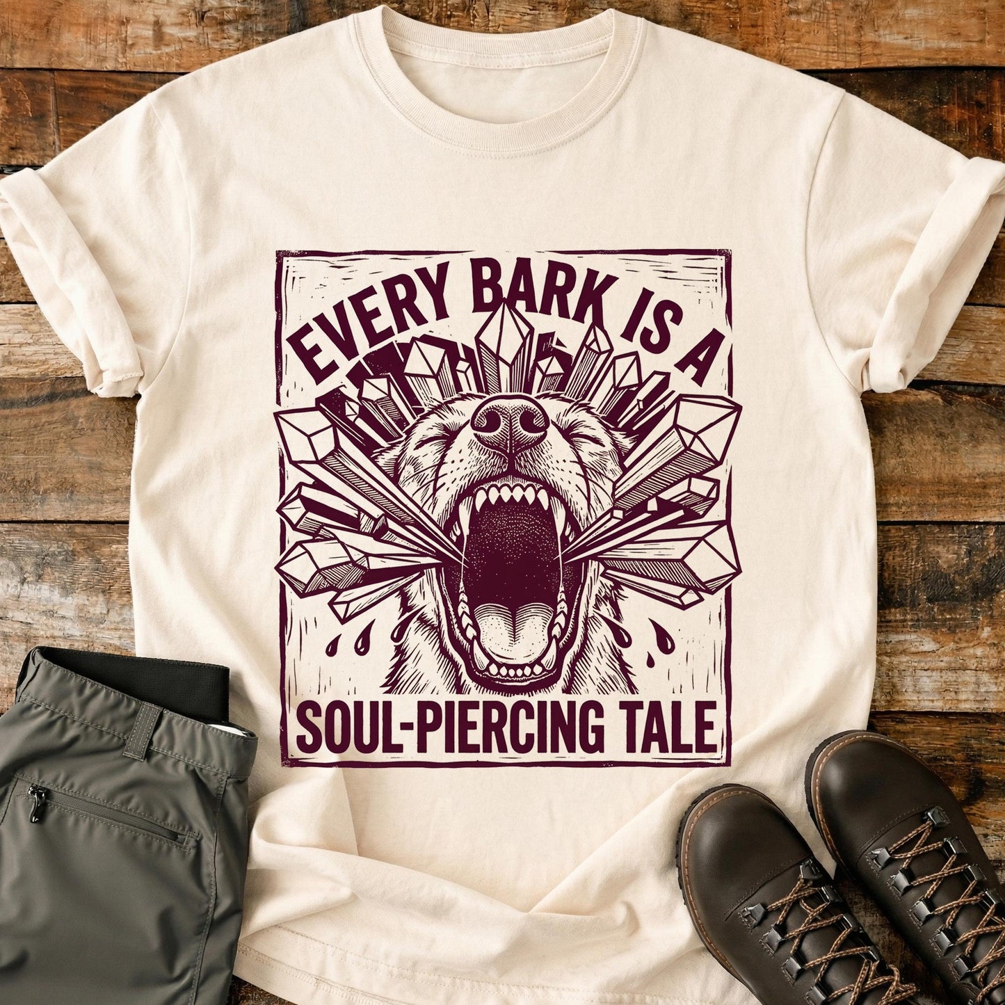 Every Bark Is A Soul-Piercing Tale T-Shirt